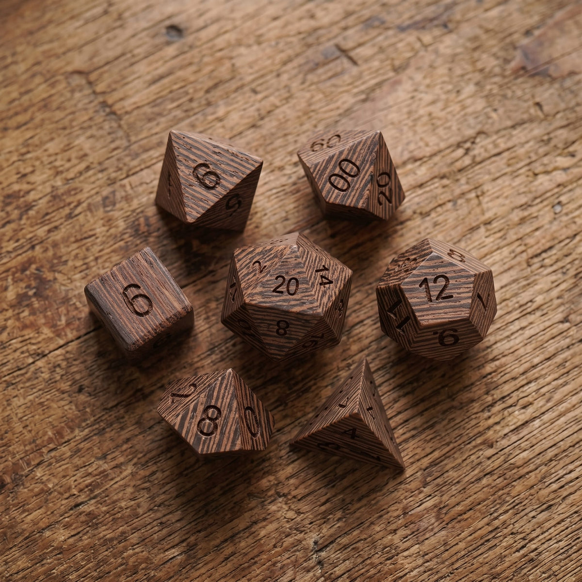 Wild Grain - Wood Dice Set Wild Grain - Wood Dice Set