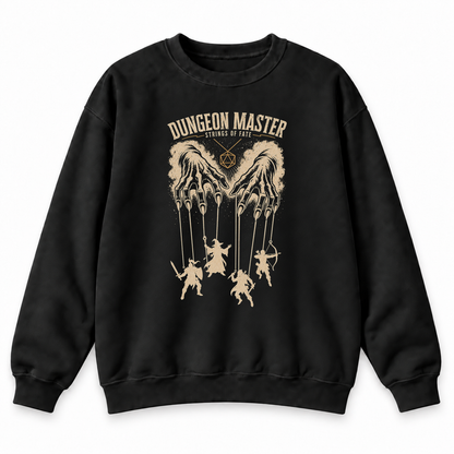 Dungeon Master Puppet Master black DnD sweatshirt front product view