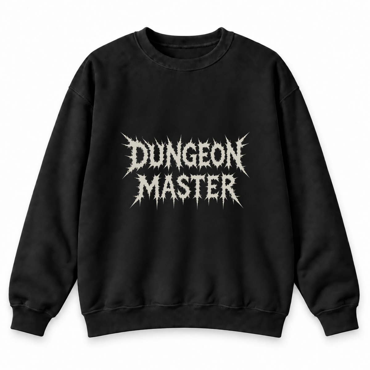 Dungeon Master Gothic black DnD sweatshirt front product view