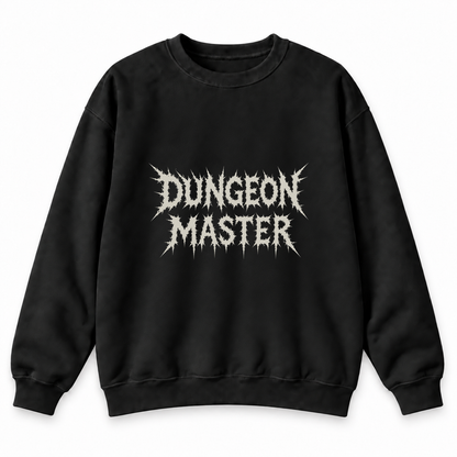 Dungeon Master Gothic black DnD sweatshirt front product view