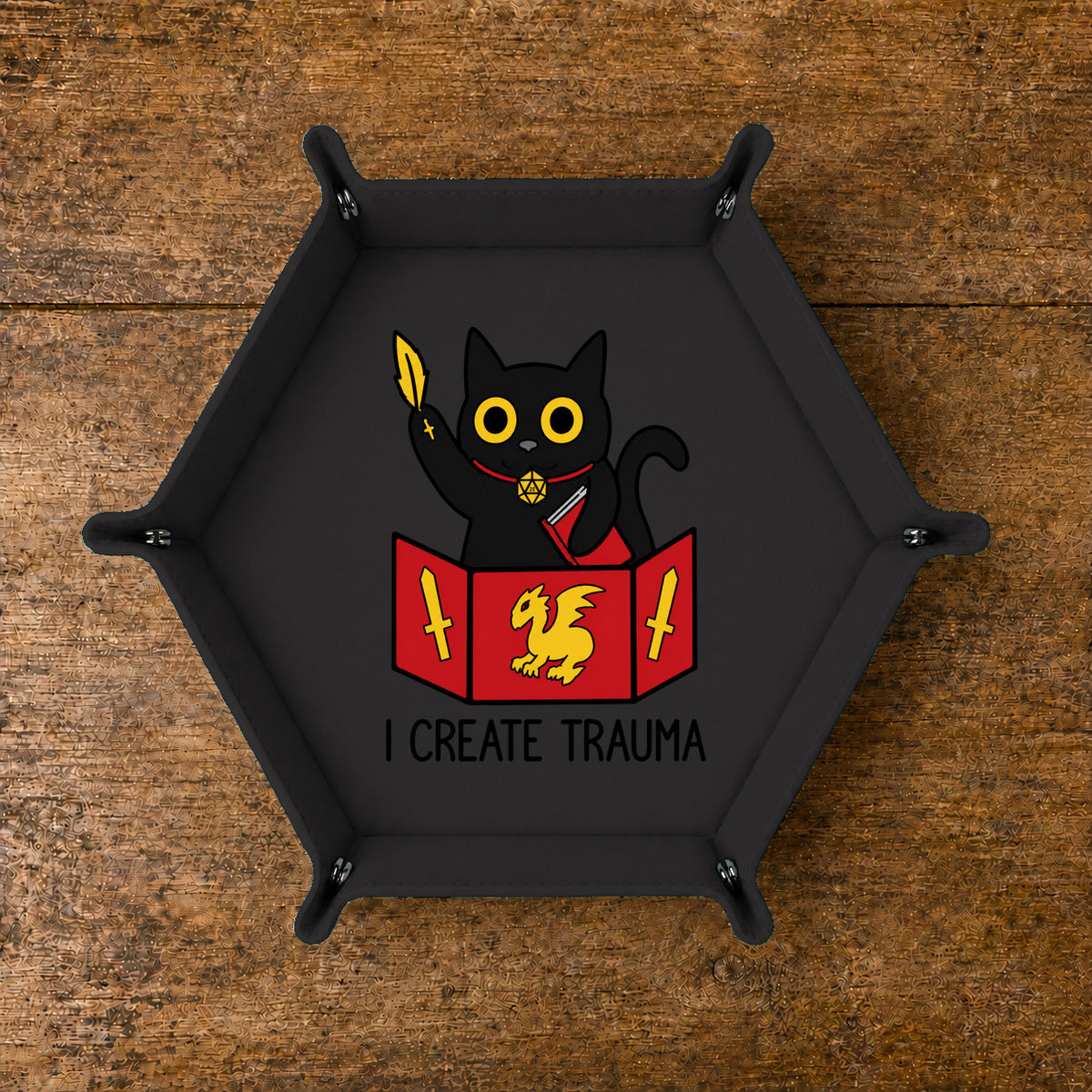 Cat Dungeon Master Creates Trauma - DICE TRAY