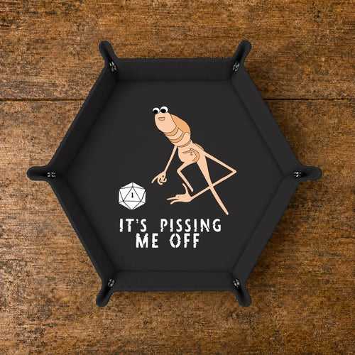 Natural One Rage - DICE TRAY Natural One Rage Dice Tray | Foldable PU Leather D&D Tray