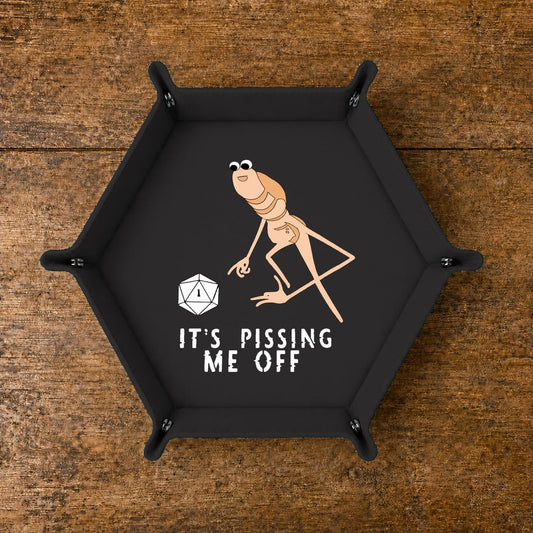 Natural One Rage - DICE TRAY Natural One Rage Dice Tray | Foldable PU Leather D&D Tray