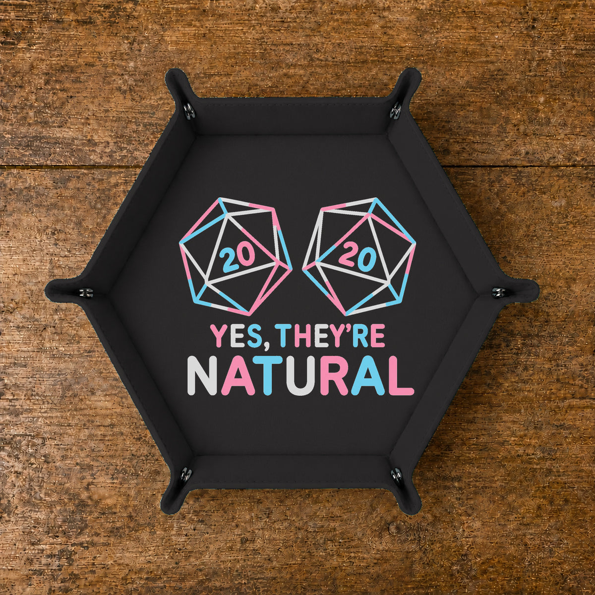 Natural 20 Critical Hit Pair - DICE TRAY