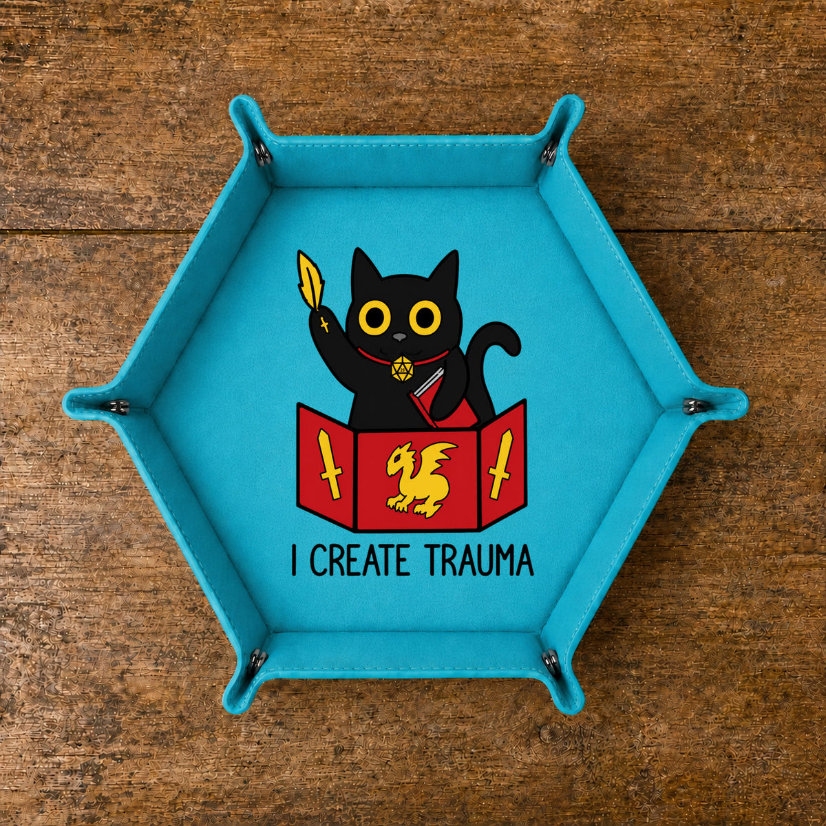 Cat Dungeon Master Creates Trauma - DICE TRAY
