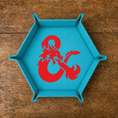 Dragon Ampersand RPG Emblem - DICE TRAY