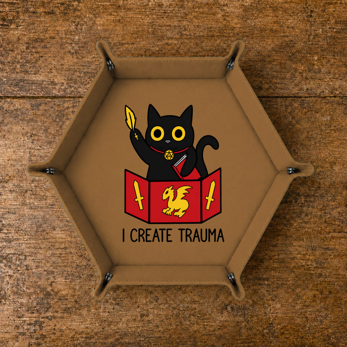 Cat Dungeon Master Creates Trauma - DICE TRAY