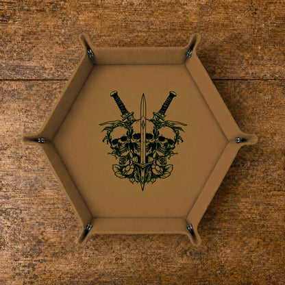 Skulls And Swords Dark Crest - DICE TRAY