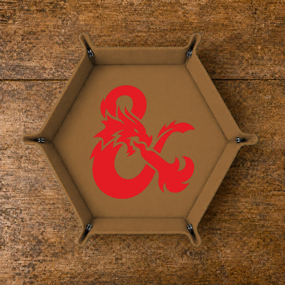 Dragon Ampersand RPG Emblem - DICE TRAY