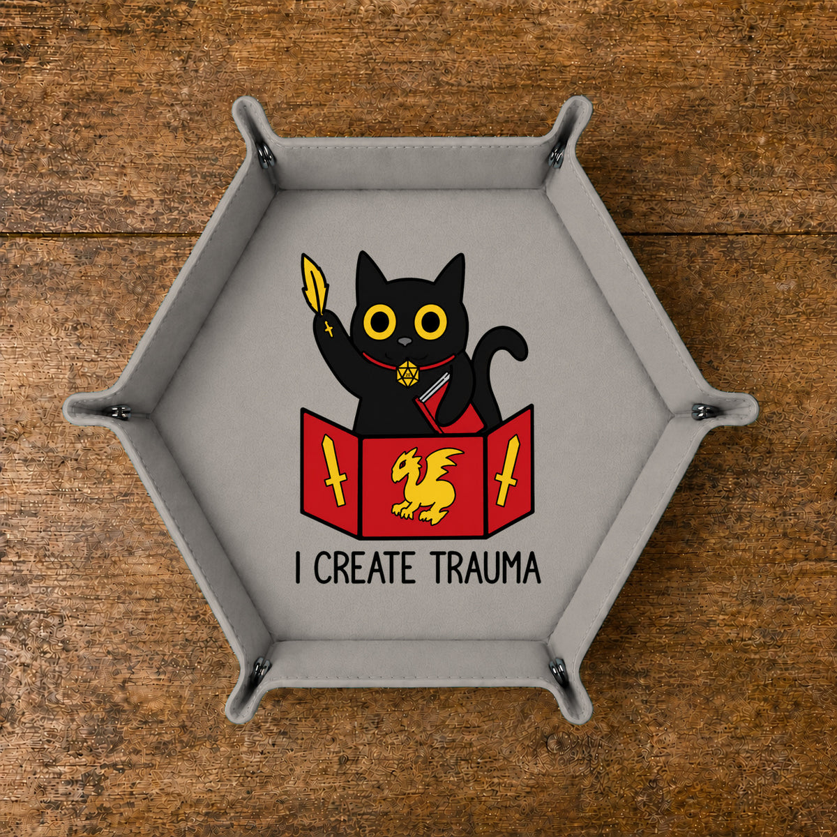 Cat Dungeon Master Creates Trauma - DICE TRAY