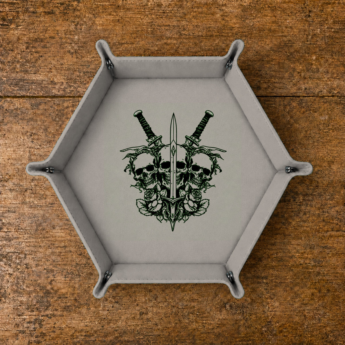 Skulls And Swords Dark Crest - DICE TRAY