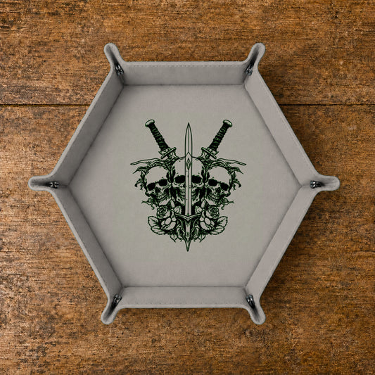 Skulls And Swords Dark Crest - DICE TRAY