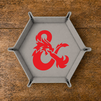 Dragon Ampersand RPG Emblem - DICE TRAY