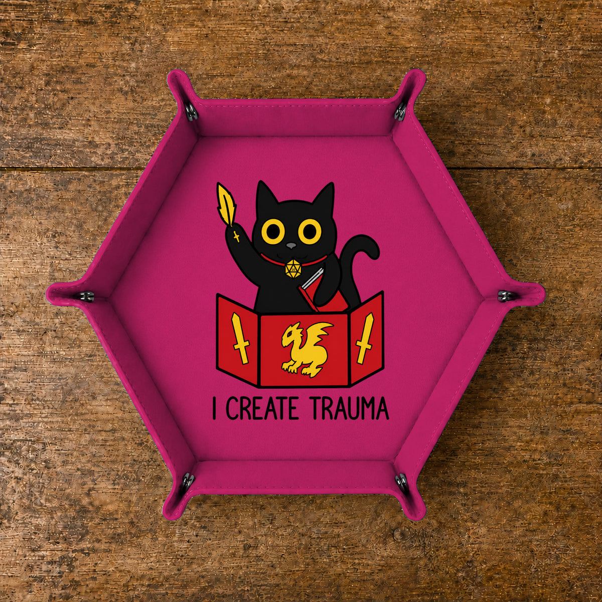 Cat Dungeon Master Creates Trauma - DICE TRAY