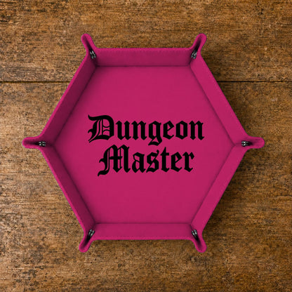 Gothic Dungeon Master - DICE TRAY Gothic Dungeon Master Dice Tray | Foldable PU Leather D&D Tray
