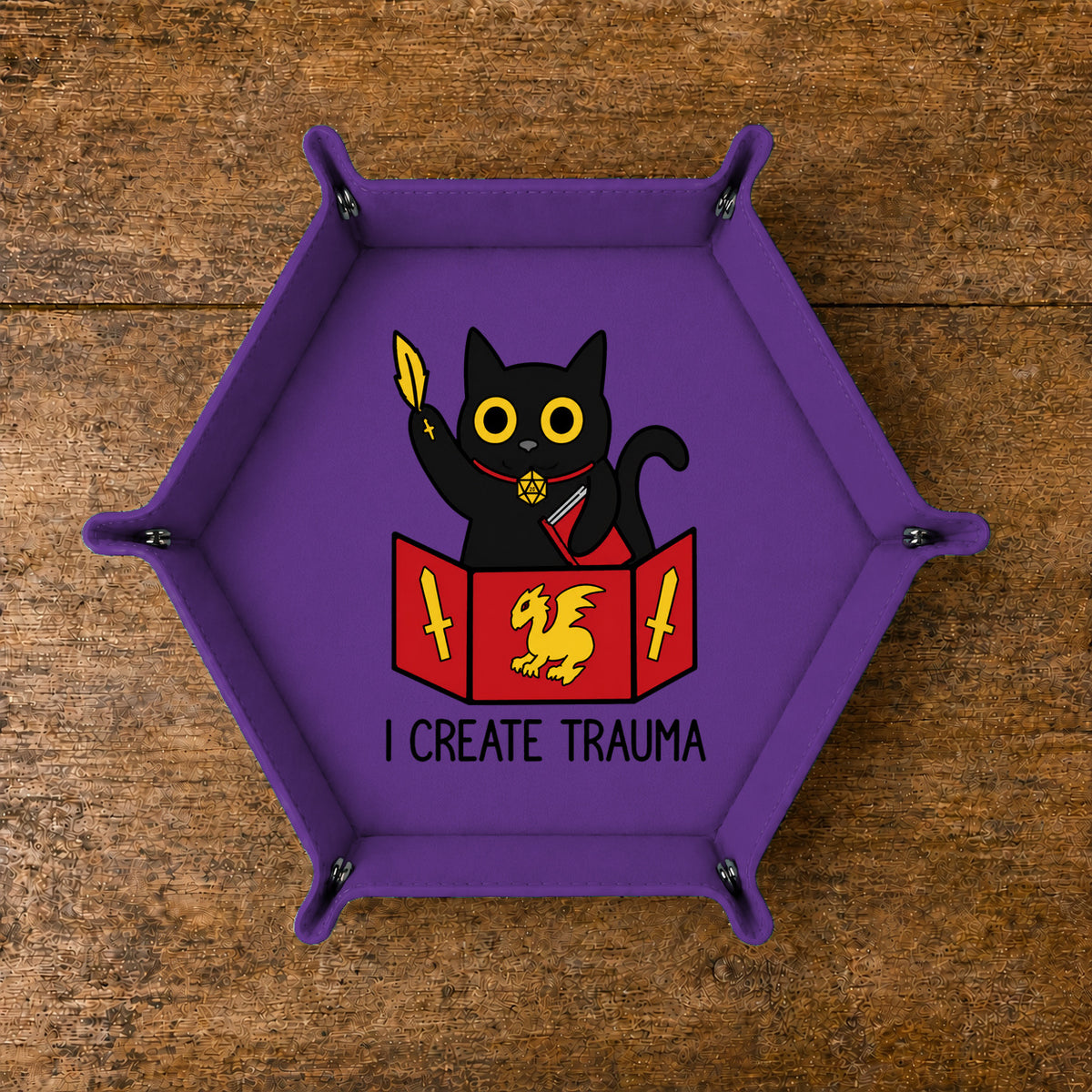 Cat Dungeon Master Creates Trauma - DICE TRAY