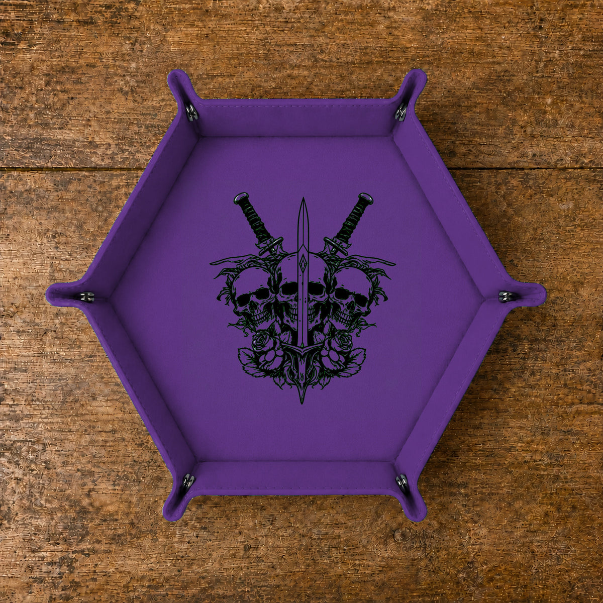 Skulls And Swords Dark Crest - DICE TRAY