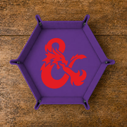 Dragon Ampersand RPG Emblem - DICE TRAY