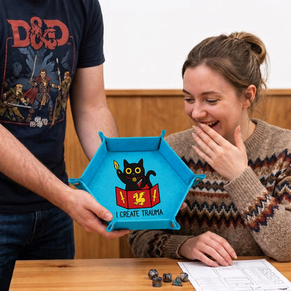 Cat Dungeon Master Creates Trauma - DICE TRAY