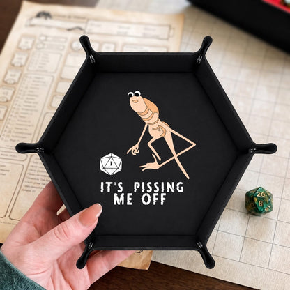 Natural One Rage - DICE TRAY Natural One Rage Dice Tray | Foldable PU Leather D&D Tray