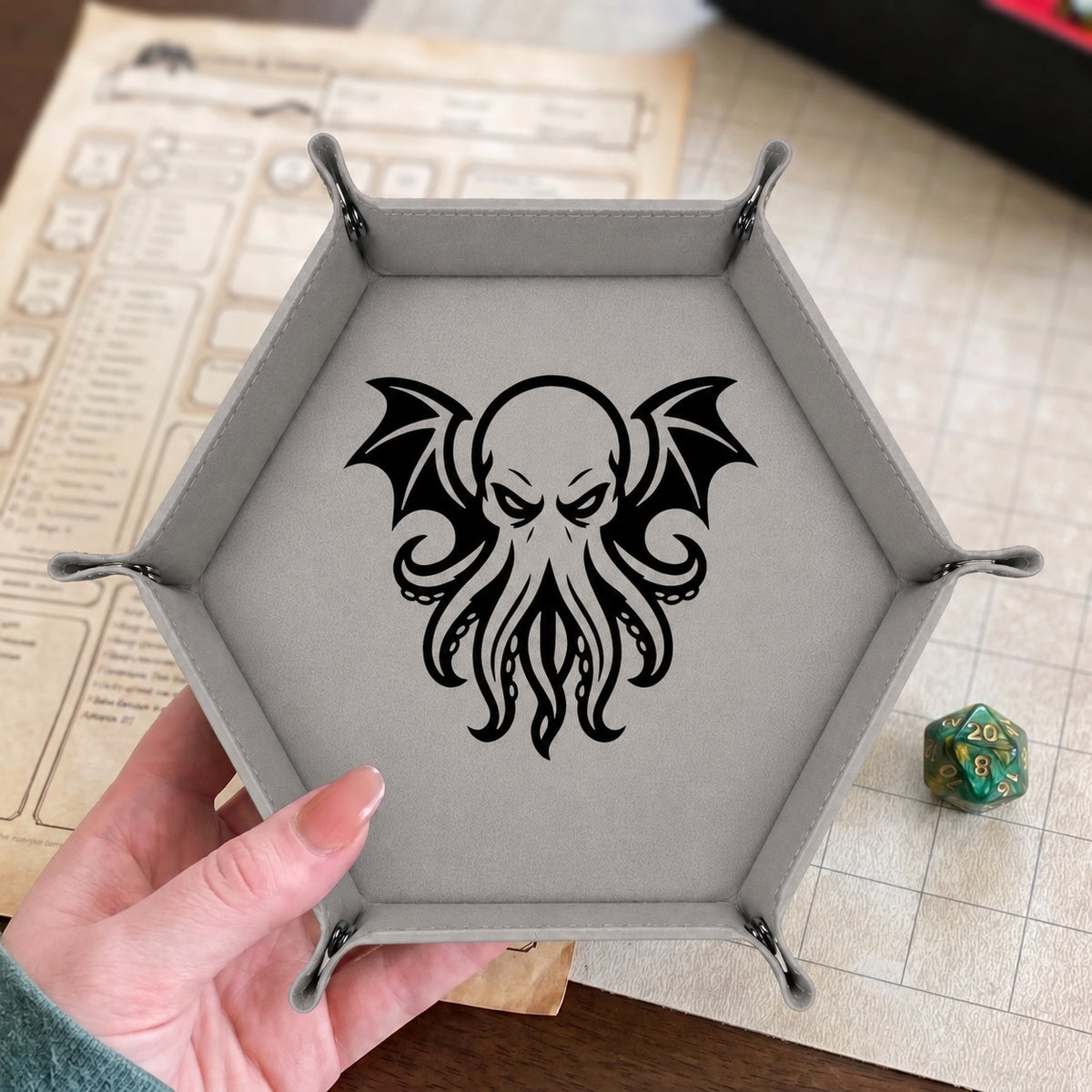 Winged Cthulhu Sigil - DICE TRAY