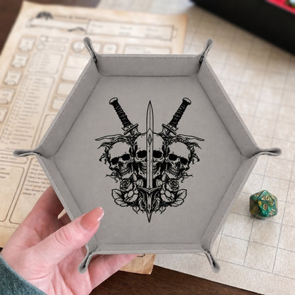Skulls And Swords Dark Crest - DICE TRAY