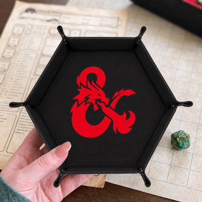 Dragon Ampersand RPG Emblem - DICE TRAY