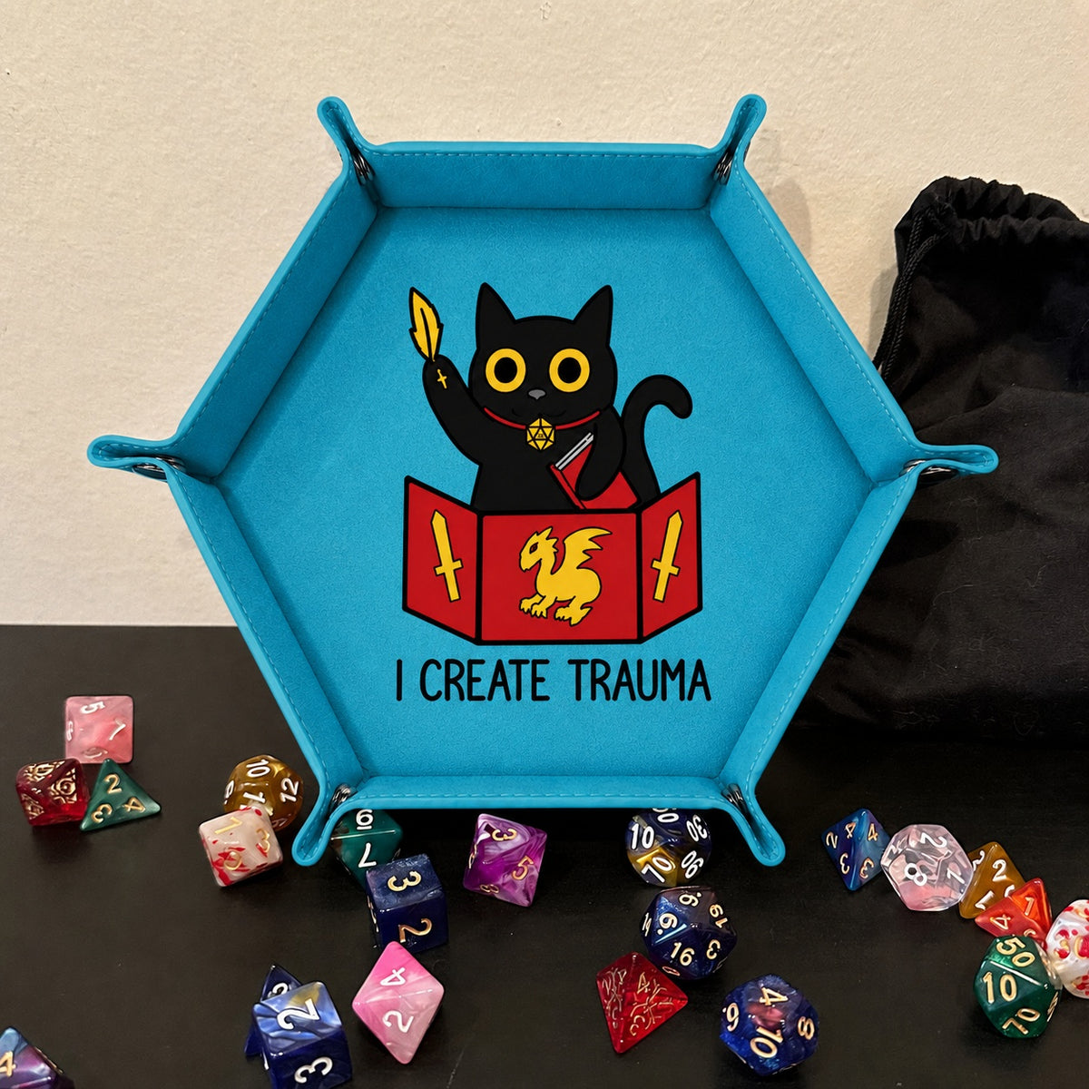 Cat Dungeon Master Creates Trauma - DICE TRAY