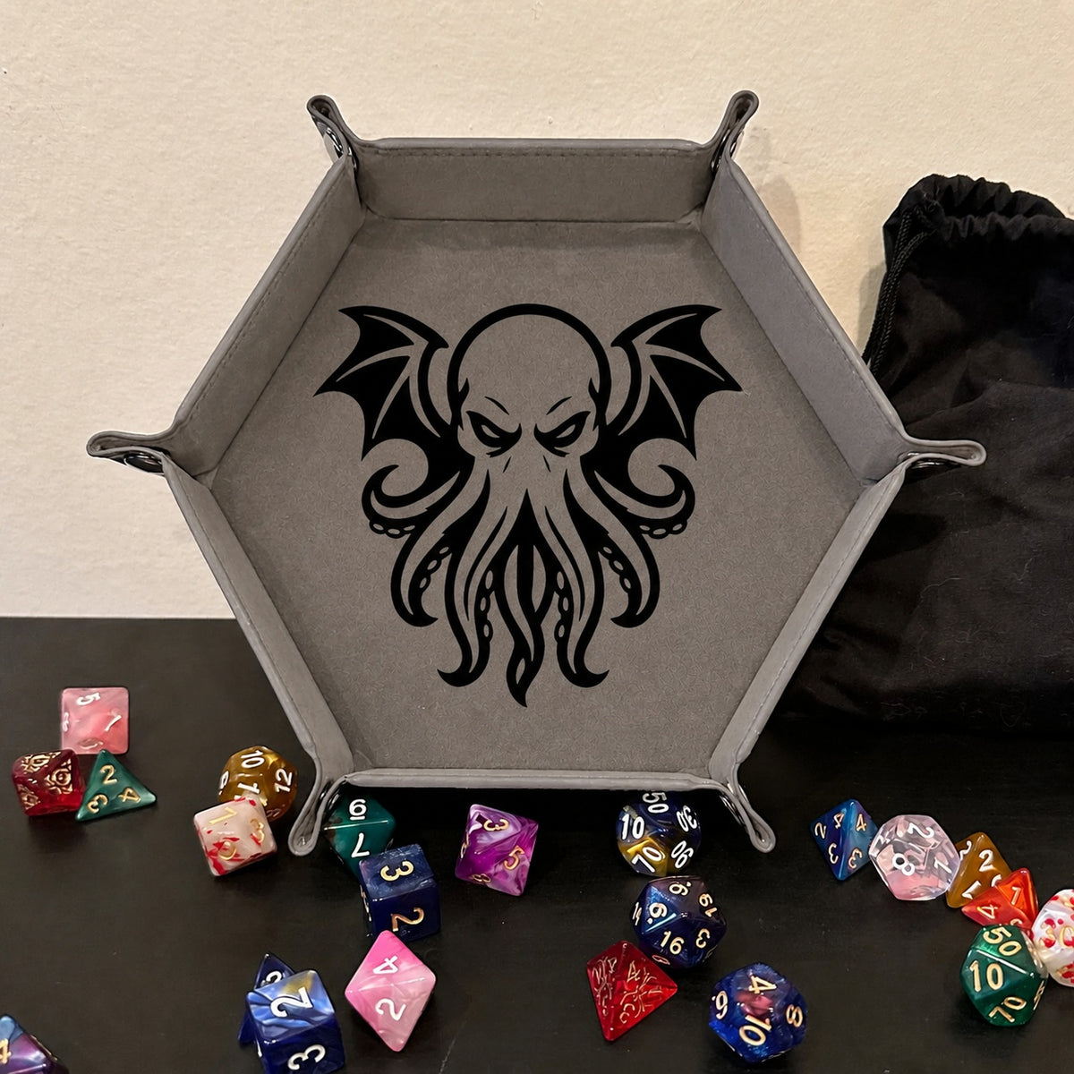 Winged Cthulhu Sigil - DICE TRAY