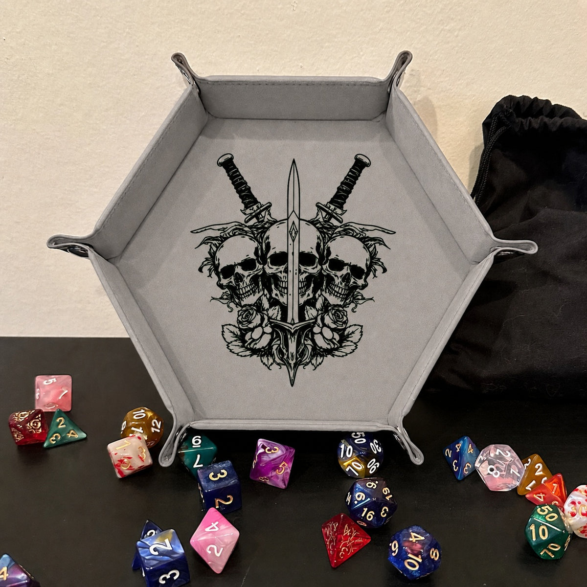 Skulls And Swords Dark Crest - DICE TRAY