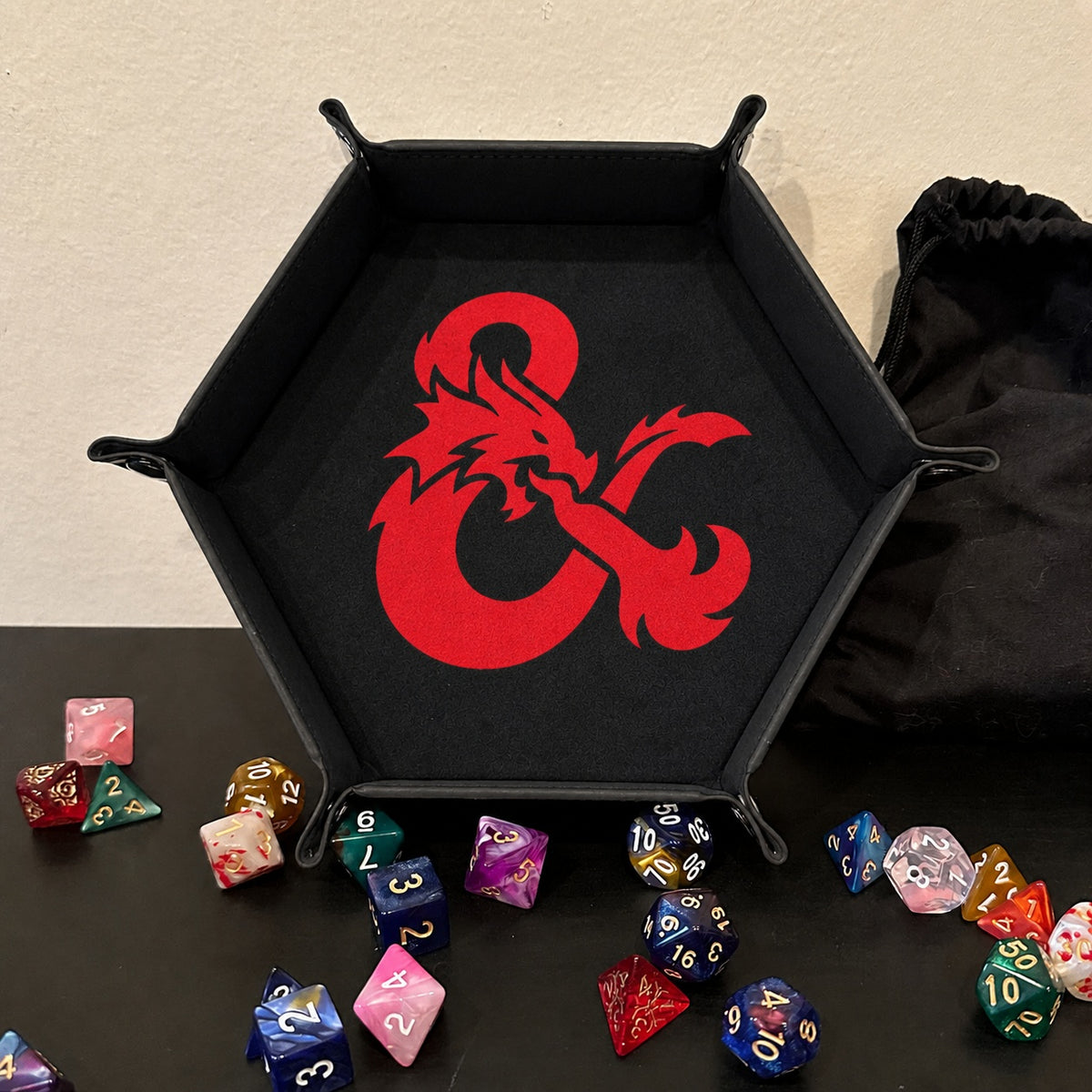 Dragon Ampersand RPG Emblem - DICE TRAY