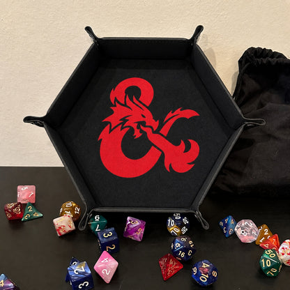 Dragon Ampersand RPG Emblem - DICE TRAY