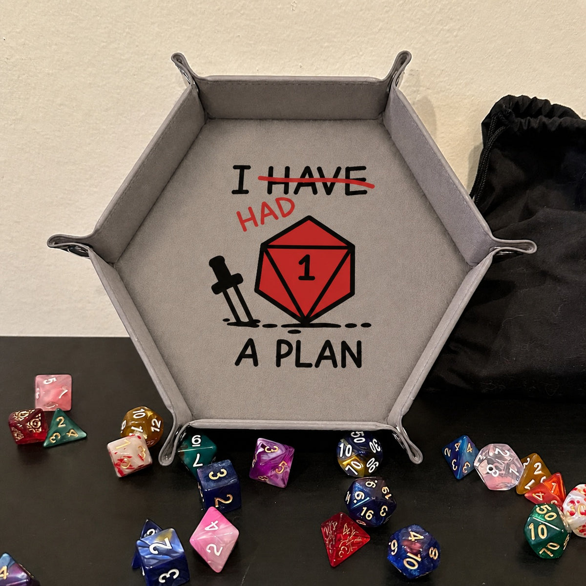 I Had A Plan Natural One - DICE TRAY
