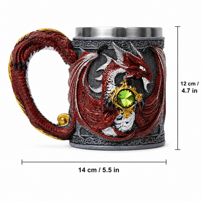 The Red Dragon Jewel Mug
