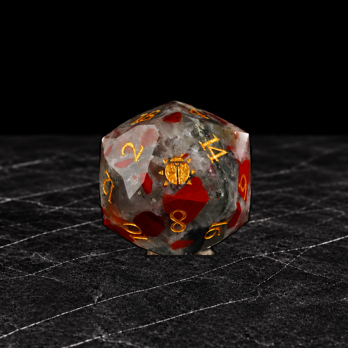 Scarab's Benediction - Gemstone Dice Set - image 2