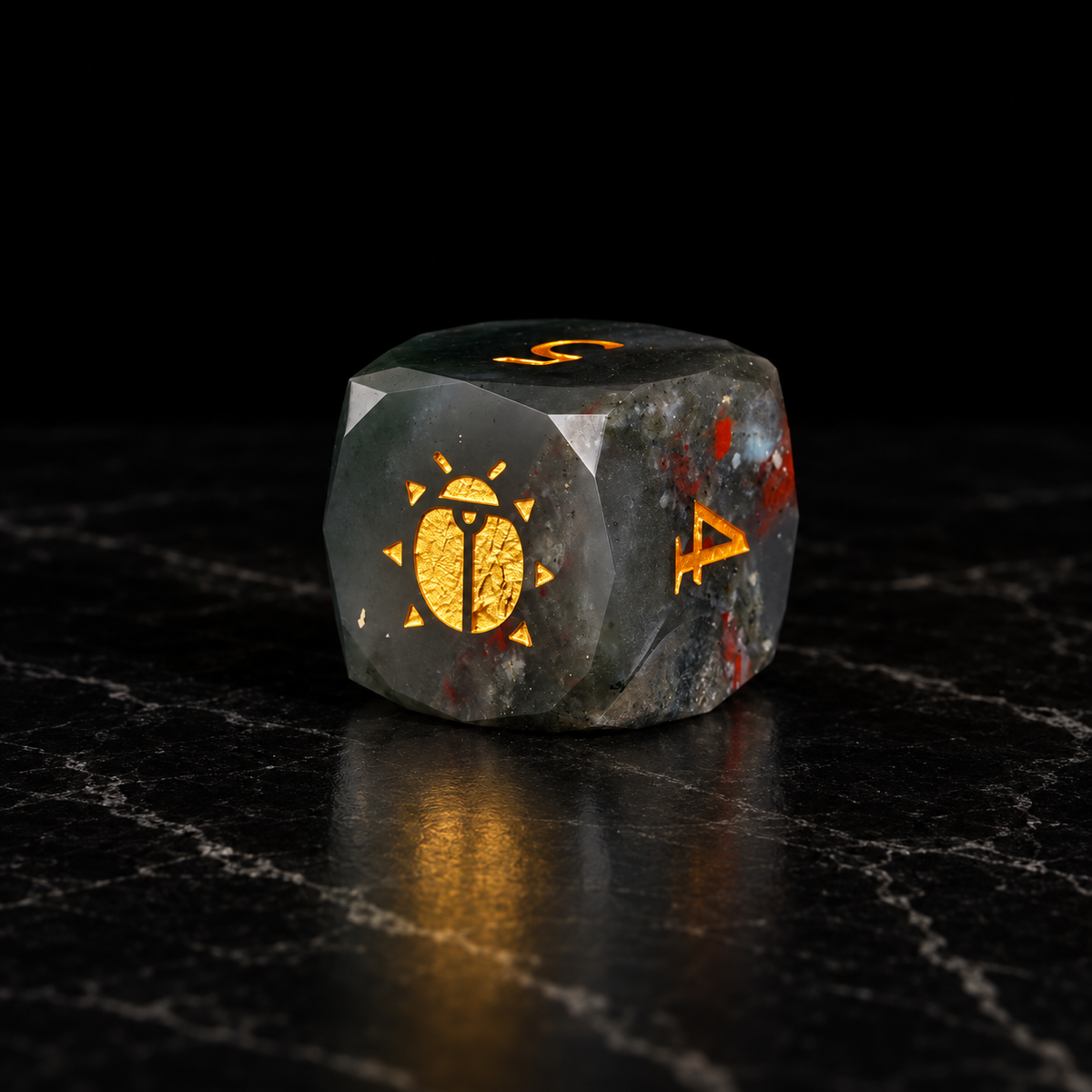 Scarab's Benediction - Gemstone Dice Set - image 3