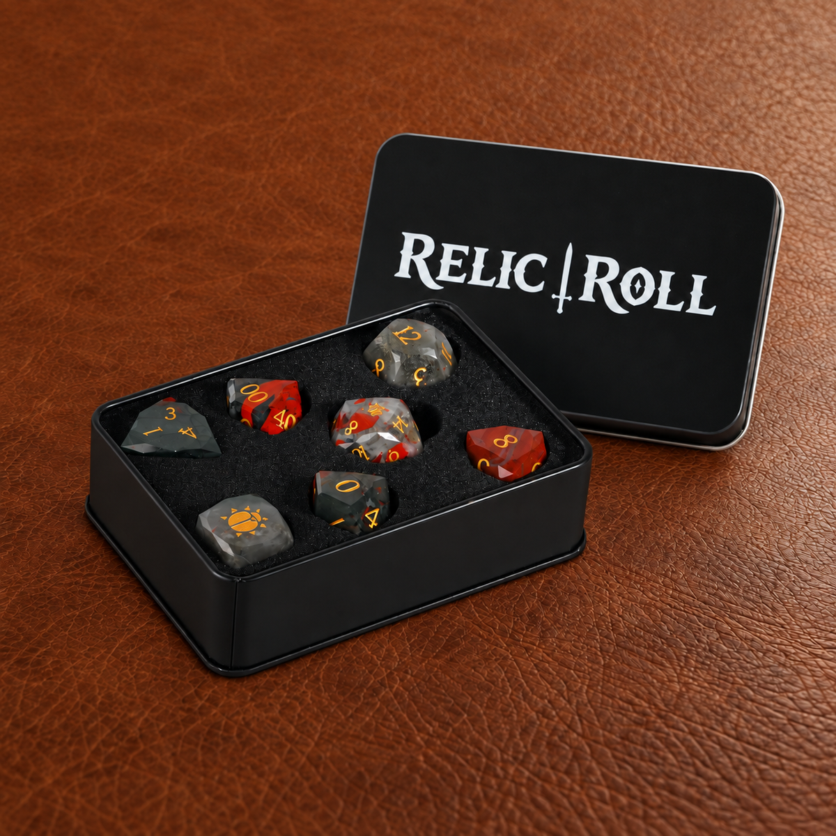 Scarab's Benediction - Gemstone Dice Set - image 5