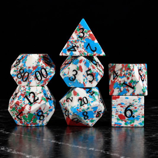 Painted Nomad - Gemstone Dice Set - image 1
