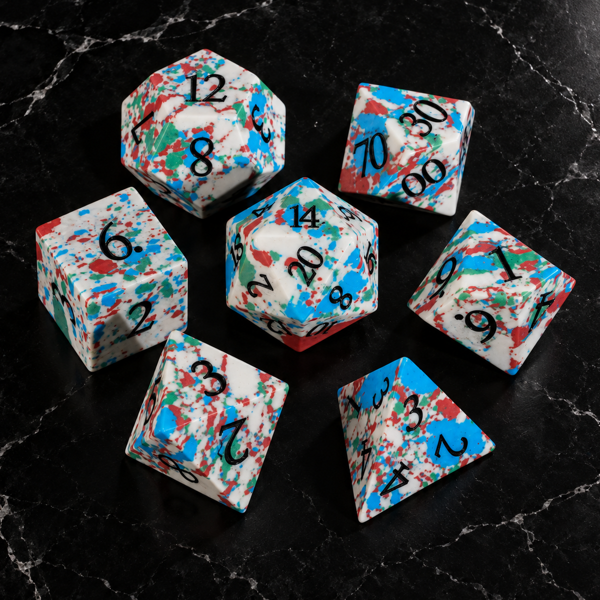 Painted Nomad - Gemstone Dice Set - image 4