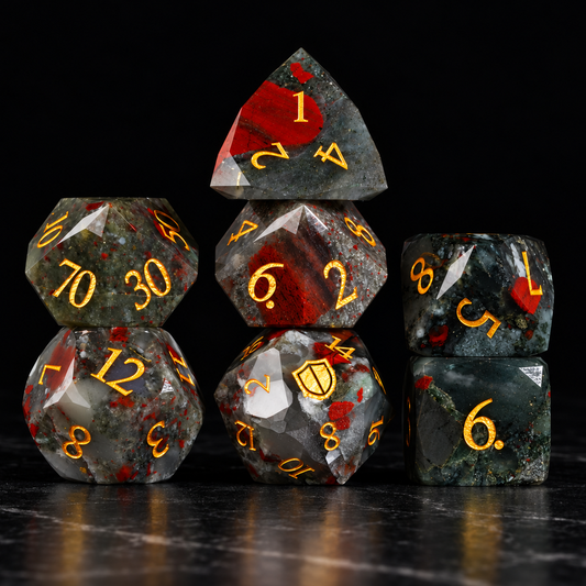 Emberblood Citadel - Gemstone Dice Set - image 1