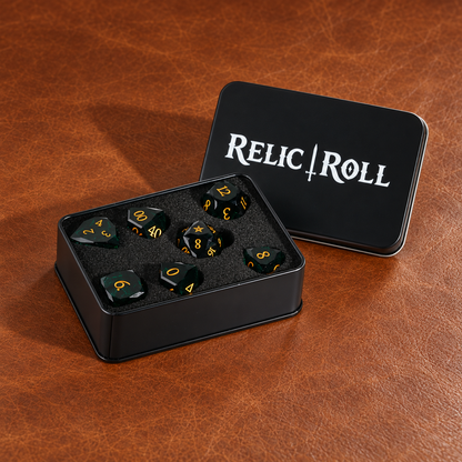 Evergreen Starfall - Gemstone Dice Set - image 5