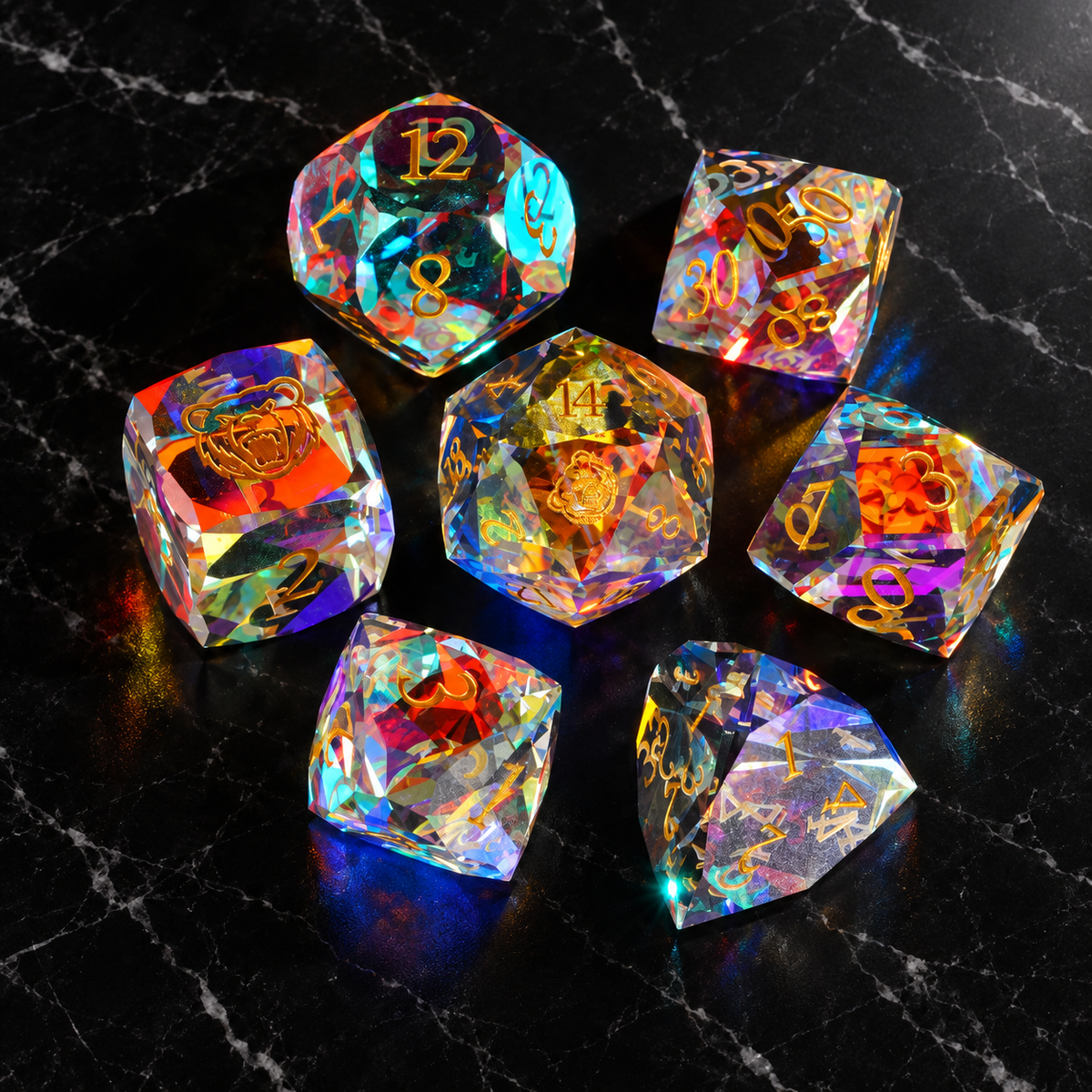 Chromatic Familiar - Gemstone Dice Set - image 4
