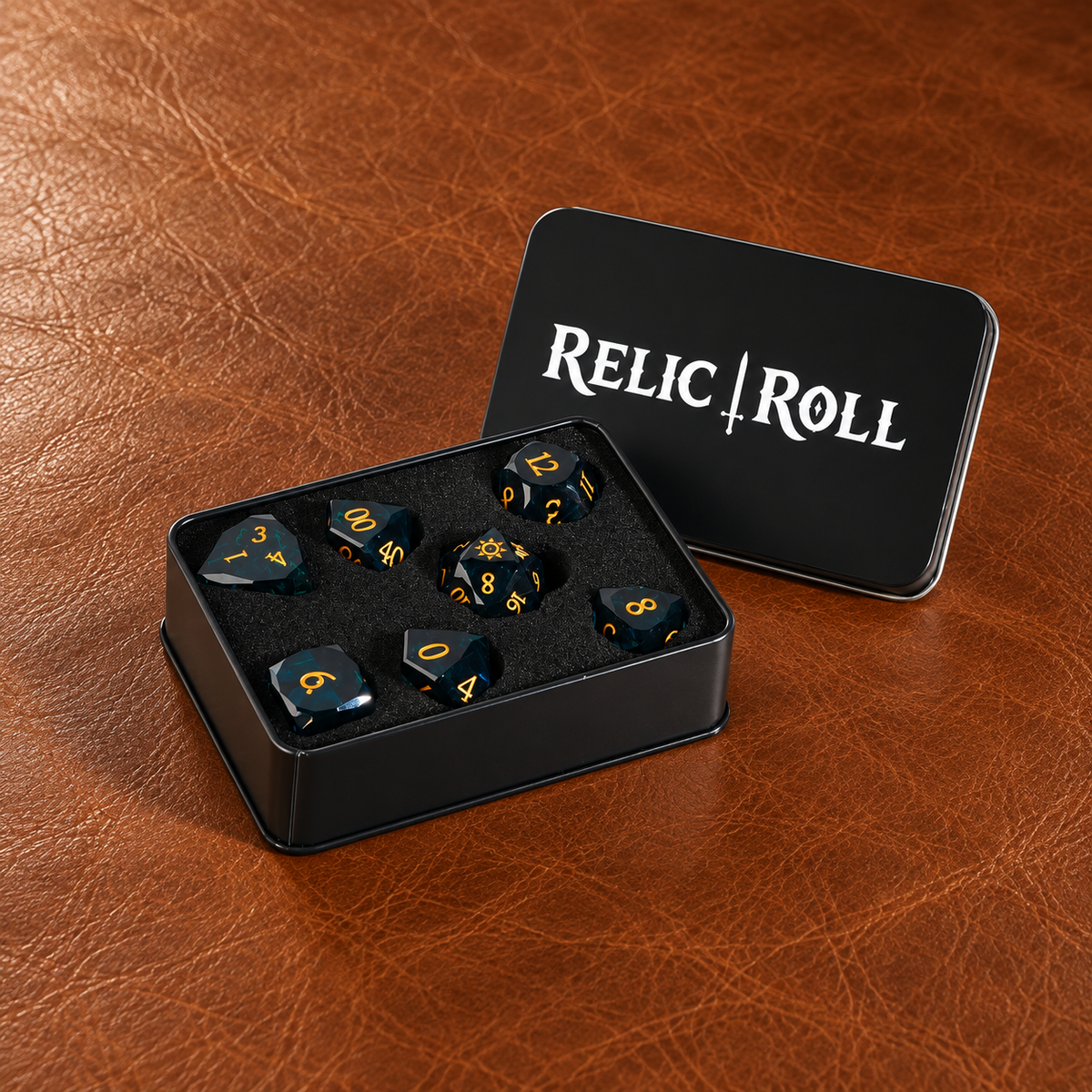 Tideborn Sun - Gemstone Dice Set - image 5