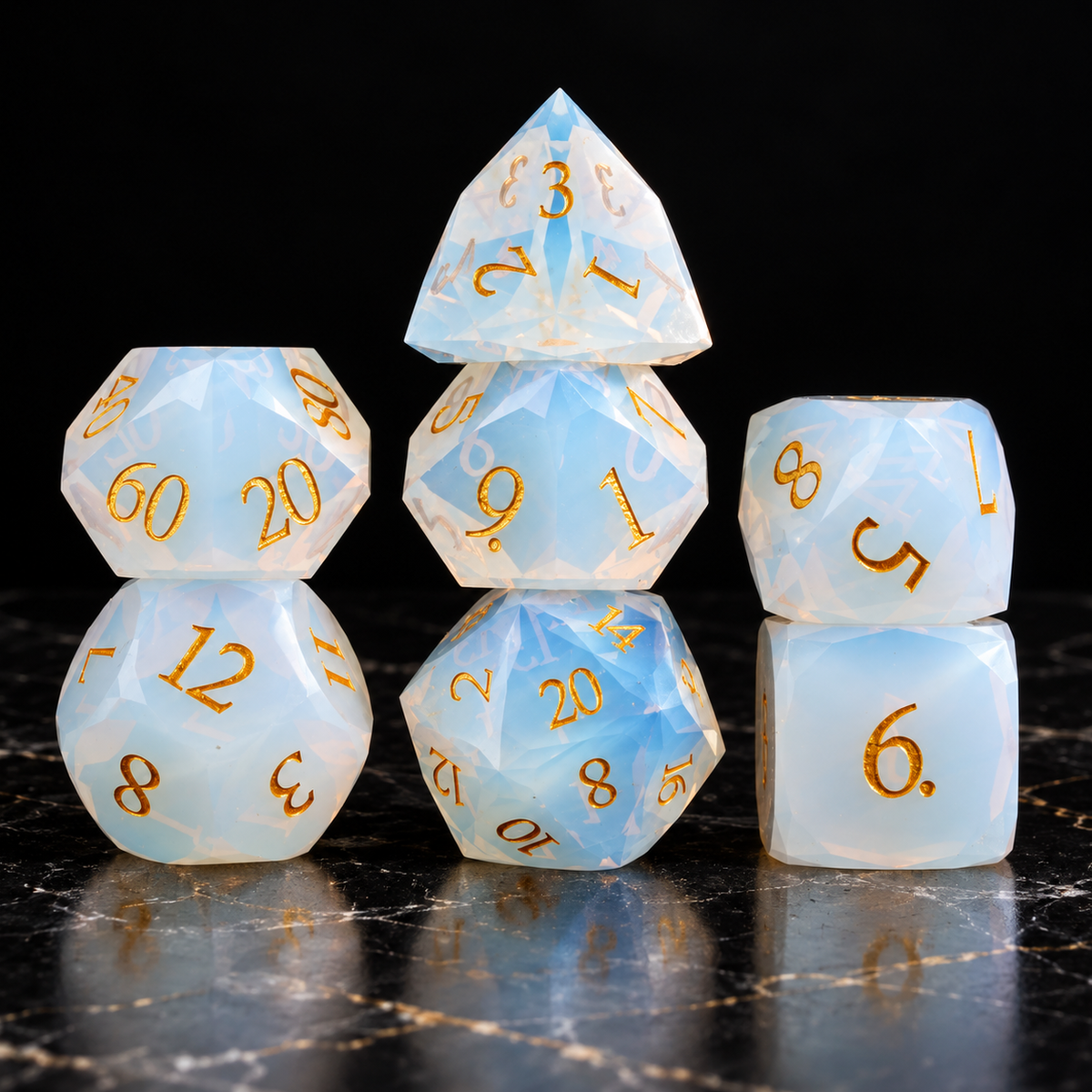 Cloudlight Reliquary - Gemstone Dice Set - image 1