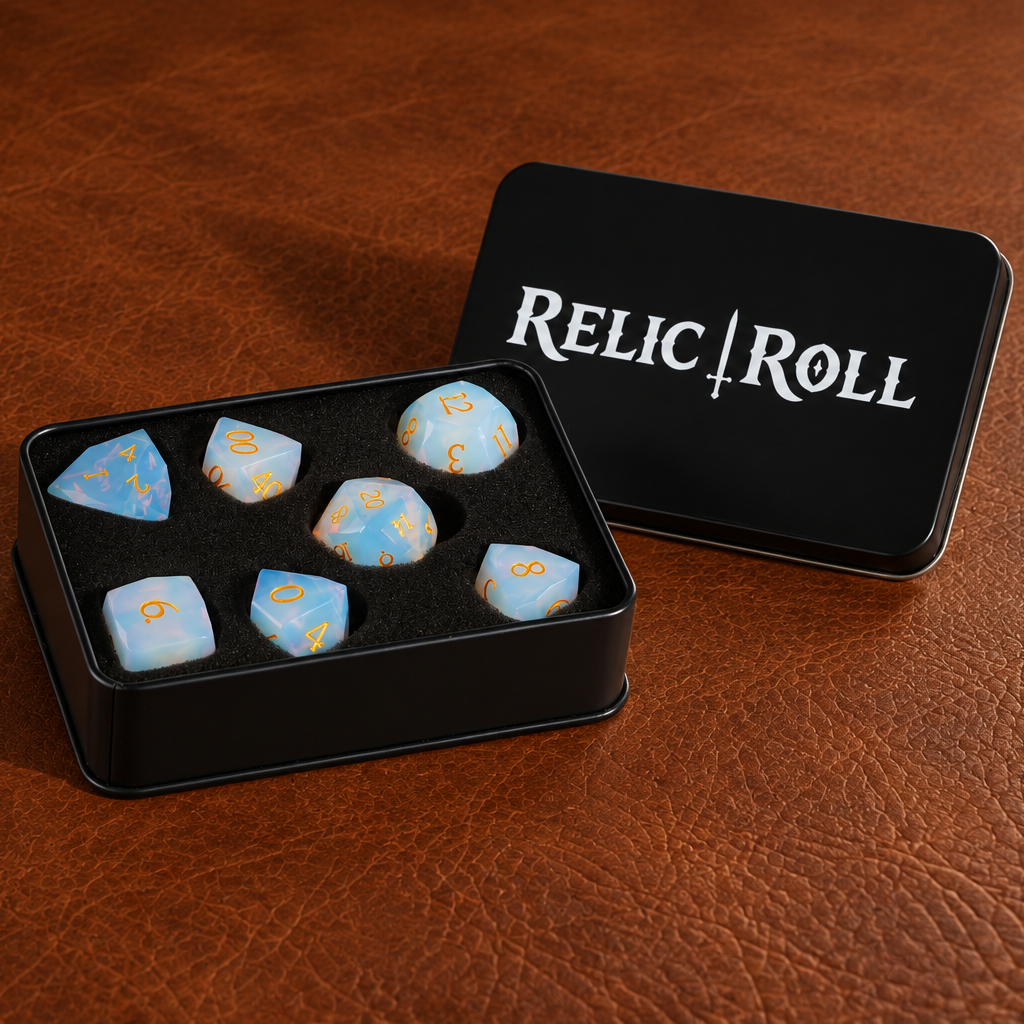 Cloudlight Reliquary - Gemstone Dice Set - image 5