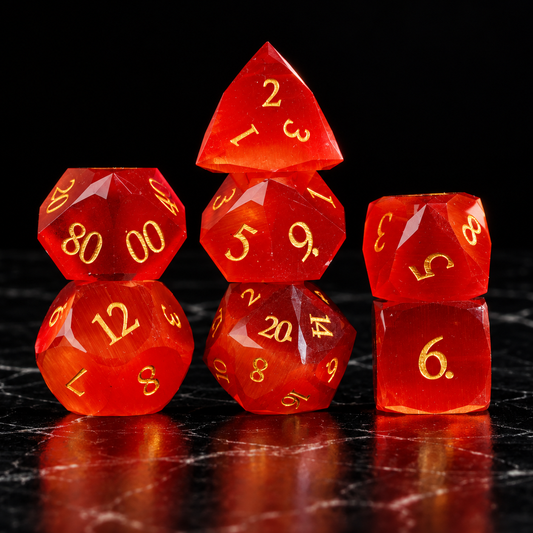 Crimson Vow - Gemstone Dice Set - image 1
