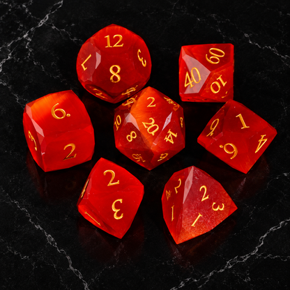 Crimson Vow - Gemstone Dice Set - image 4