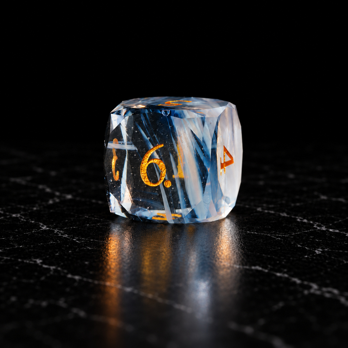 Winterfire Aurora - Gemstone Dice Set - image 3