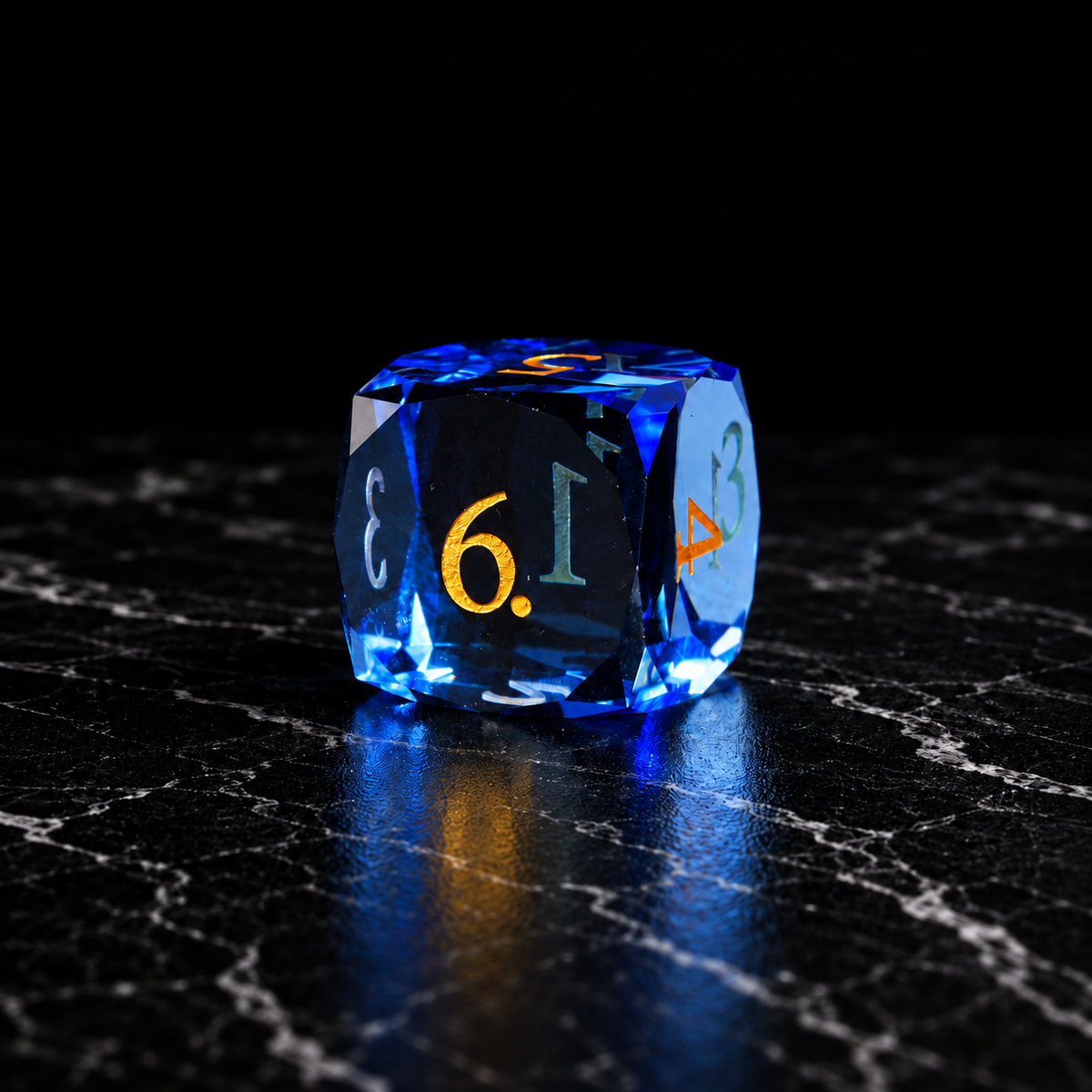Tidebound Oracle - Gemstone Dice Set - image 3
