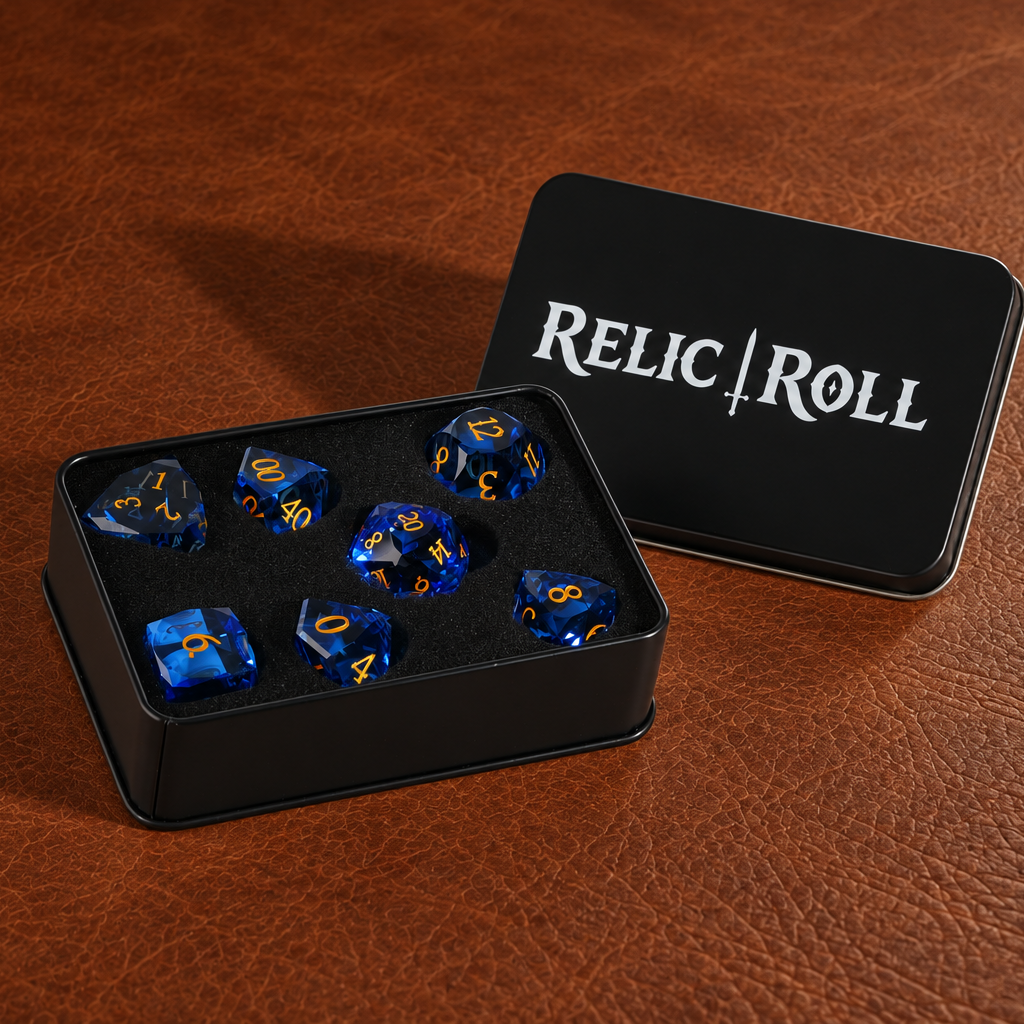 Tidebound Oracle - Gemstone Dice Set - image 5